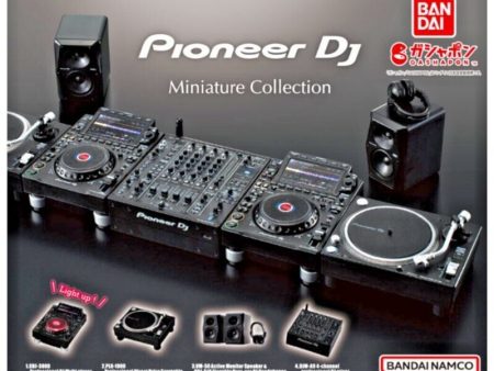 BANDAI Pioneer DJ Miniature Collection All 4 types Figure Capsule Toy JAPAN Supply