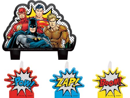 Justice League Heroes Unite™ Birthday Candle Set For Discount