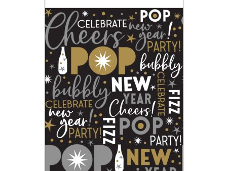 Celebrate The New Year Plastic Table Cover Discount