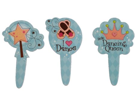 Little Dancing Queen Cupcake Picks (12ct) Online now