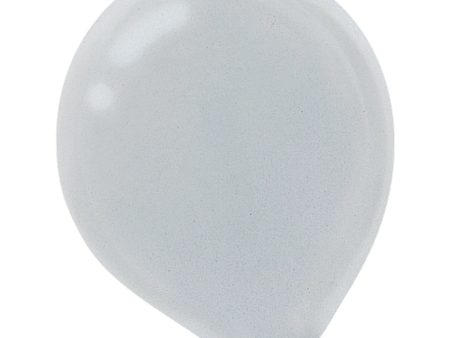 Silver Pearlized 12  Latex Balloons Online Hot Sale