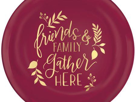 Friends & Family Plastic Coupe Plates, 7 1 2  Online