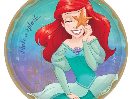 ©Disney Princess Round Plates, 9  - Ariel Online Sale