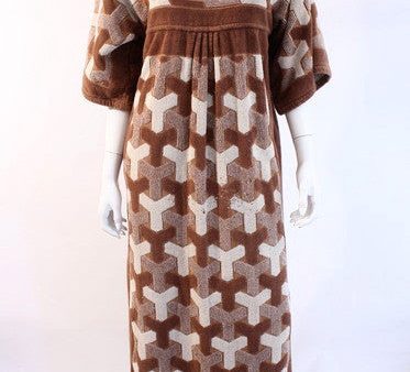 Rare Vintage YSL Terry Caftan Dress on Sale