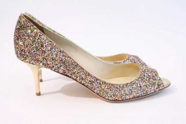 JIMMY CHOO Glitter Heels For Cheap