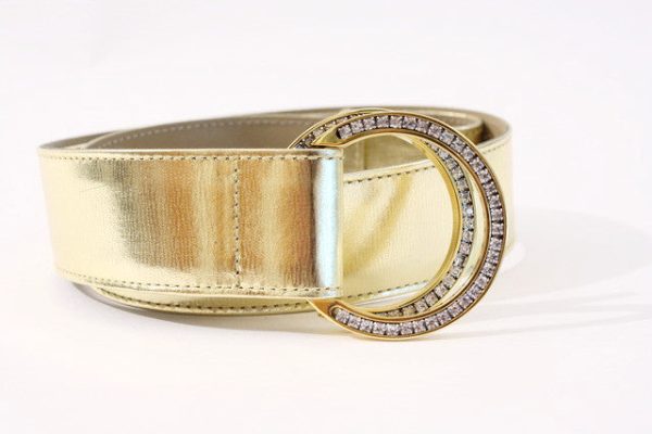 Vintage GIANNI VERSACE Gold Belt on Sale