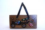 1960s ENID COLLINS  Model T  Car Wooden Purse Fashion