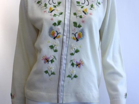 1960s Hand-Embroidered Cardigan Online now