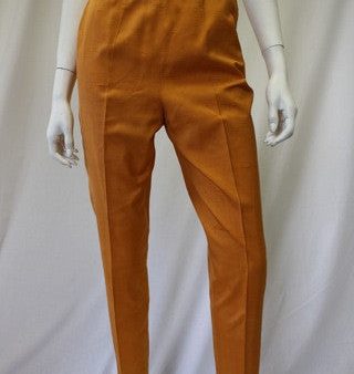 1960s EMILIO PUCCI Orange Silk Capris For Discount