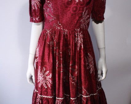 1960s Batik Sundress Online Sale