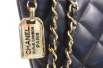 Vintage CHANEL Black Bucket Handbag For Sale