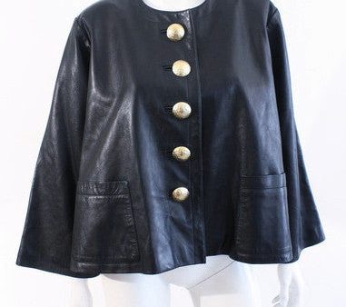 Vintage YVES SAINT LAURENT Leather Jacket Hot on Sale