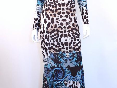 ROBERTO CAVALLI Leopard Print Gown For Sale