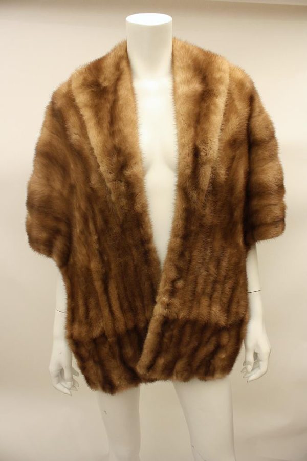 1950s Autumn Haze Mike Fur Cape Online Sale