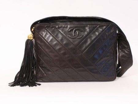 Vintage CHANEL Black Lambskin Bag Sale