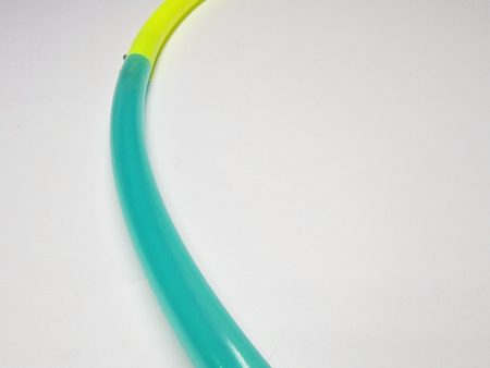 UV Yellow, Translucent Teal, and UV Fuschia 4 Piece Sectional Hoop on Sale